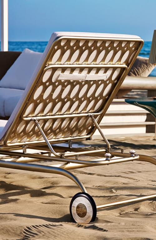 Celeste Gold Lounger