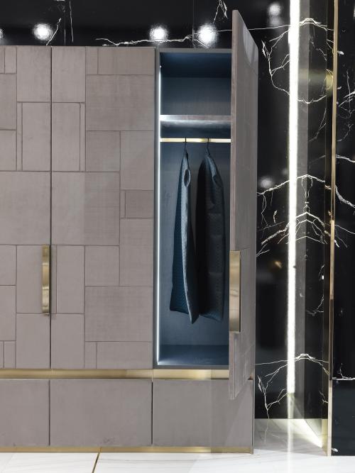 Barrymore Luxe Leather Wardrobe