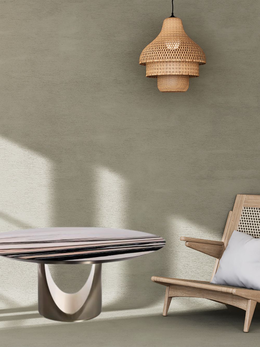 Elysian Steel Dining Table